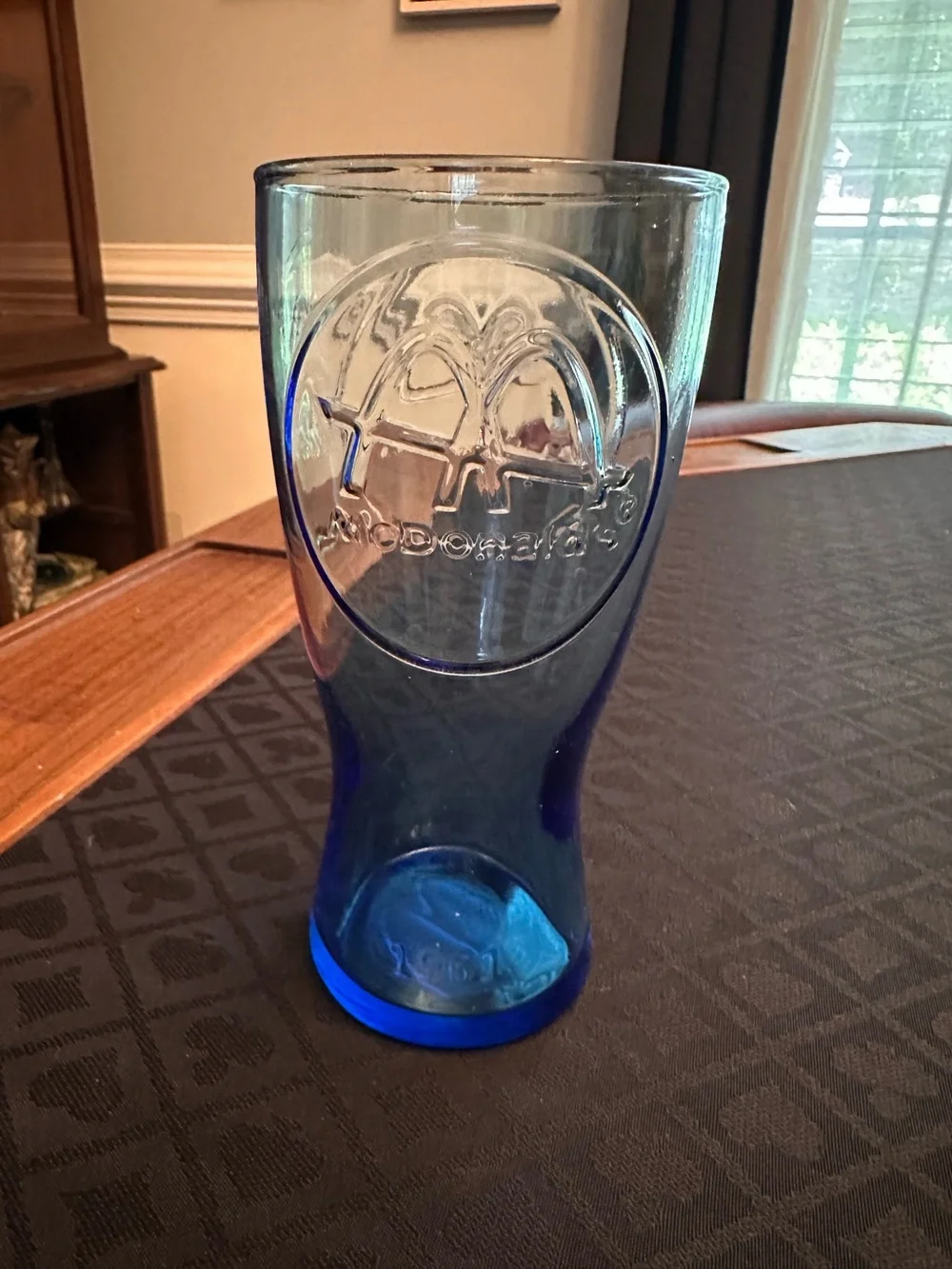 McDonald's Blue Collector Glass 1961 Era